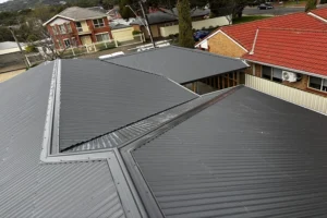 Metal roof valleys and flashings